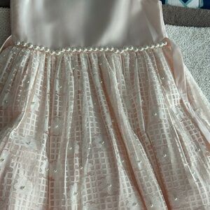 American Princess Cream Satin Dress